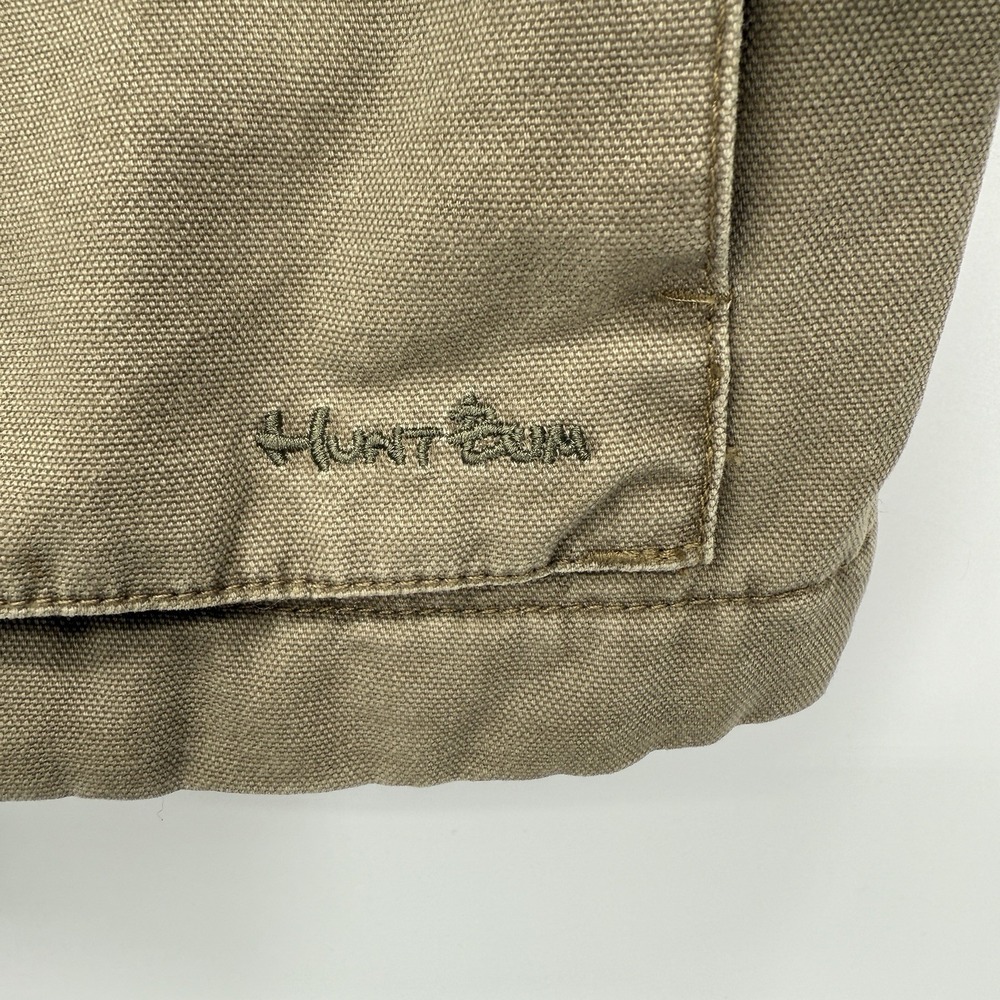 Hunt Bum Men's LT Tall Field Jacket Canvas Quilted Hunting Coat Removable Collar - Picture 4 of 15